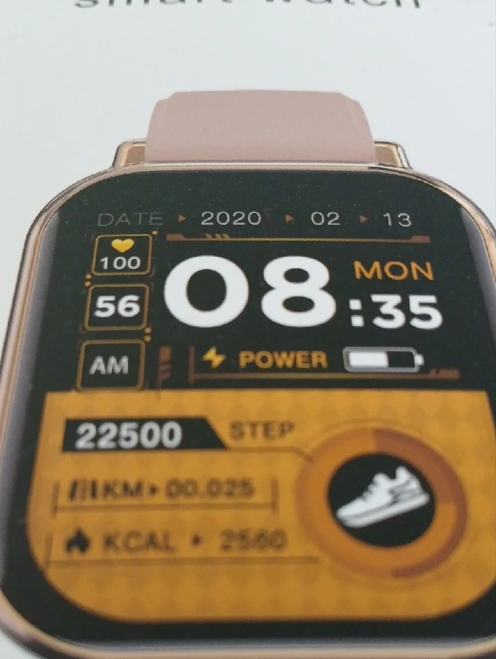 Smart Watch - Rose Gold Case with Pink Band